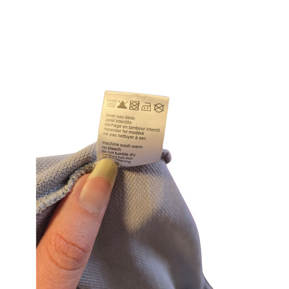 Lacoste gray polo top, size 6 - Picture 6 of 7